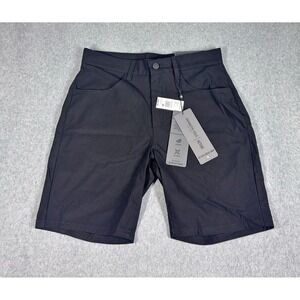Kenneth Cole Active Mens Slim Tech Shorts‎ Lightweight Stretch Black 30 X 8 NWT